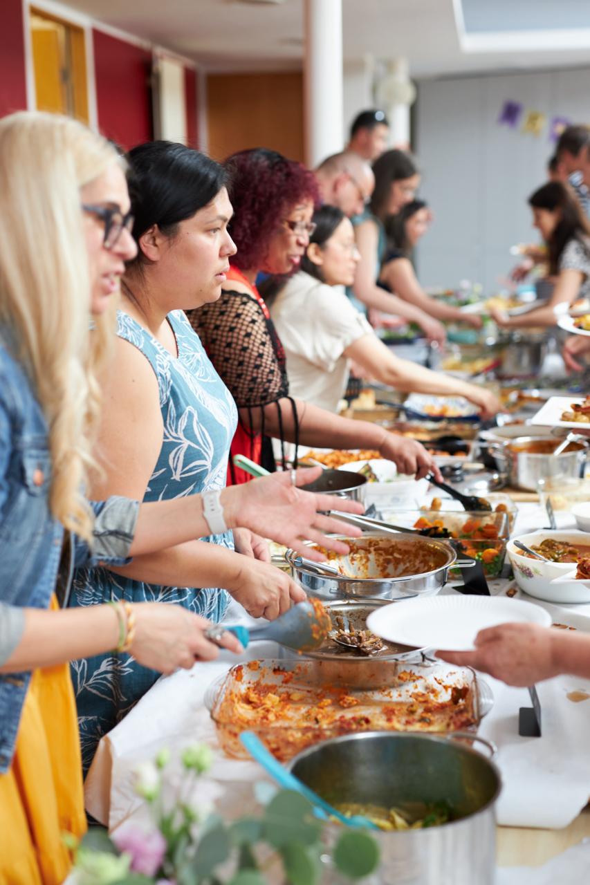 Newbold Church Instagram – Church potluck